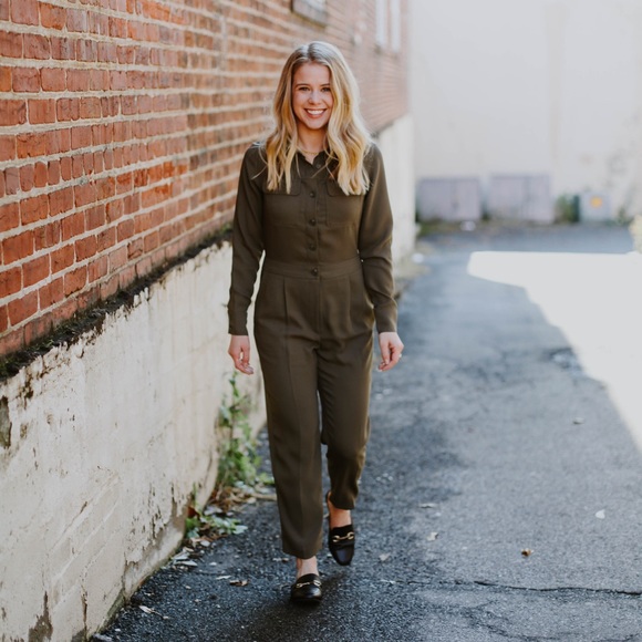 boden khaki jumpsuit